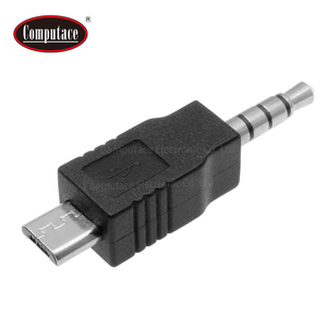 ปลั๊ก DC ขนาด3.5มม. ไปยังอะแดปเตอร์ไมโคร USB ตัวผู้2A การจัดอันดับปัจจุบัน5V ตัวเครื่องพีวีซี - Product Image 1