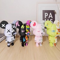 Bearbrick Ours tendance Décoration magnétique du corps Assemblage Jouet pour fille Cadeau Modèle Blocs de construction