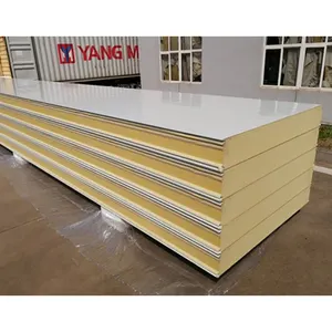 Insulated Panel PPGI 50mm PU Insulated Sandwich Roof Covering Panels