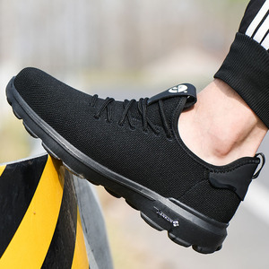 JIANKUN-Chaussures de sécurité anti-crevaison avec embout en acier pour hommes, légères, confortables, pour le sport - Product Image 6