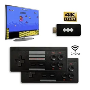 Großhandel beste arcade stick spiele-BEST GIFT Y2 U-Box Retro 4K Game Consoles Built-In 945 TV Video Game With two 2.4G wireless Controllers