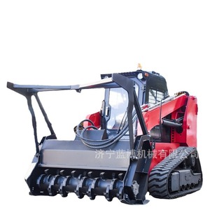 Machine de défrichage forestier sur chenilles, diesel, avec tête de coupe rotative, pour la prévention et le sauvetage en cas d'incendie - Product Image 1
