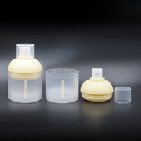 Bouteille de lotion à épaule ronde de 30ml/50ml/100ml/150ml bouteille personnalisée en plastique avec pompe sans air bouteille de crème pour le visage de bébé vente en gros