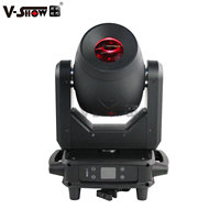 Projecteur à tête mobile LED VSHOW S718 150W avec pince pliable pour les DJ professionnels, les artistes de scène et les productions événementielles