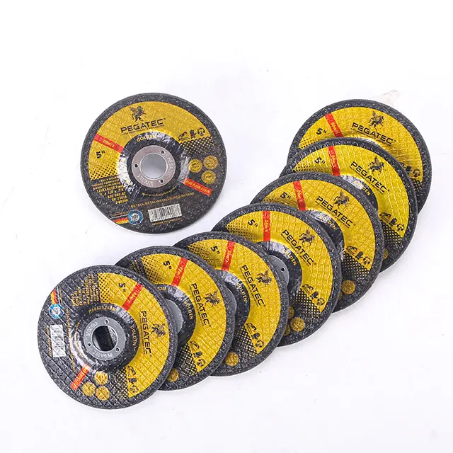 Disques abrasifs, pegaec, 125x3x22.2mm, pour fabrication de disques en acier inoxydable, 2 pièces