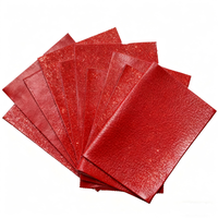 Cuir PU métallisé scintillant imperméable de format A4, durable pour accessoires décoratifs, sacs à chaussures, artisanat, ameublement
