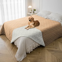 Couverture imperméable réversible pour lit de chien couverture pour animaux de compagnie en tissu imprimé pour meubles lit canapé et canapé tapis à lécher