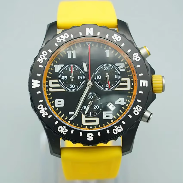 Hot Selling Good Price Rep Watch for Men Luxury Brand Watch with Japan Movement Stainless Steel case Rubber Strap Water Poof