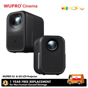 Proyector Inteligente Wurpo en Stock en la UE, 320 ISO Lúmenes, Google TV, HDR10, Mini Proyector Portátil, 1080P FHD LCD - Product Image 1