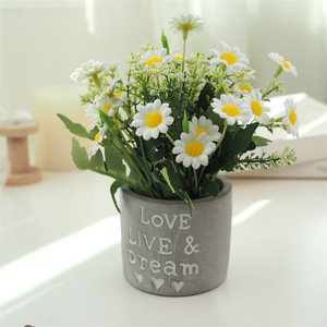 Artificial Small Daisy Set Wild Chrysanthemum Greenery Decor Desktop <b>Ornament</b> For Home Indoor Scene Decoration - Product Image 4