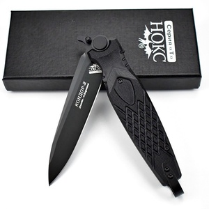 มีดพับสแตนเลสแข็งแรงทนทาน รุ่น HK Mamba ของรัสเซีย สำหรับกิจกรรมกลางแจ้ง ตั้งแคมป์ ตกปลา พกพาสะดวก EDC มีดทางยุทธวิธี OEM - Product Image 3