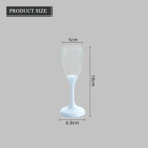 Suministros para fiestas personalizados Taza que brilla en la oscuridad Batería reemplazable Apto para lavavajillas Luz LED vaso para beber vino - Product Image 4