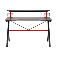 Bureau de jeu hk1 hauteur, bloc de jambes réglables, John Lewis Jamesdar, organisateur de jambes de travail japonaises, bureau de jeu johhanna