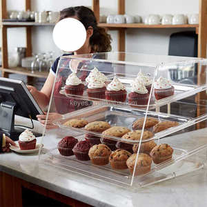 Vetrina Espositiva <span class=keywords><strong>per</strong></span> Pasticceria in Acrilico Personalizzata, Banco <span class=keywords><strong>per</strong></span> Panetteria, Vetrina <span class=keywords><strong>per</strong></span> Dolci e Pasticcini - Product Image 6