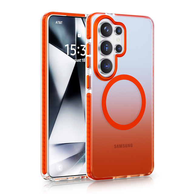 Gradient Color Cover IMD Magnetic Shockproof Protective Phone Case for Samsung S26 Ultra