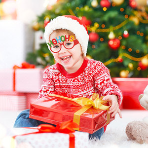 Christmas Themed 3D Paper <strong>Glasses</strong> for Child for Graduation <strong>Party</strong> &amp; Back to School Decorations - Product Image 1