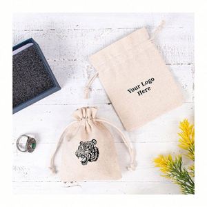 Customized High Quality Cotton <b>Drawstring</b> <b>Pouch</b> Handbag Packaging Bag Dust Bag Jewelry Shoes Cloth Glasses Etc Packaging - Product Image 5