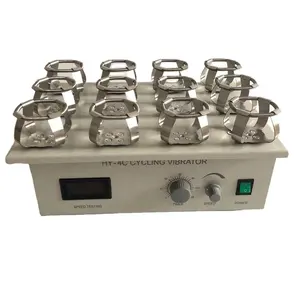 Pengocok horizontal bersepeda campuran cair, peralatan Lab medis pengocok flask putar 20*250ml untuk laboratorium