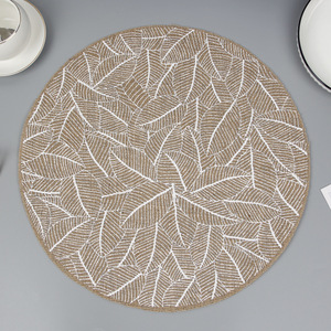 Manteles Individuales Nórdicos Tejidos, Manteles Decorativos Retro de Algodón y Lino para Restaurante, Manteles para Platos, Manteles Individuales Redondos de Yute - Product Image 6