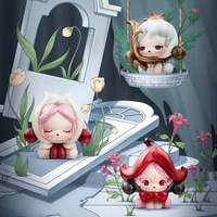 POP MART SKULLPANDA Petals in Four Acts Popbean: Полный набор миниатюрных коллекционных фигурок в закрытой упаковке с секретной скрытой версией