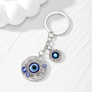 Fashion Alloy Keychains Hand Hearts Evil Eyes Religious <b>Key</b> <b>Rings</b> Elephant for Women <b>Men</b> Friendship Gift Handbag Decorations - Product Image 6