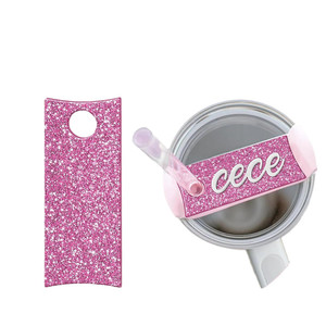 Pour Stanley pour Quencher nom étiquette plaques blancs 30oz 40 oz gobelet tasse tasses accessoires acrylique Sublimation <span class=keywords><strong>Photo</strong></span> étiquette plaque signalétique - Product Image 4