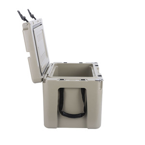กล่องเก็บความเย็นแบบโรโตโมลด์ขนาดเล็ก 20QT ดีไซน์ใหม่จากจีน สำหรับแคมป์ปิ้ง ทำจากพลาสติก LLDPE - Product Image 5