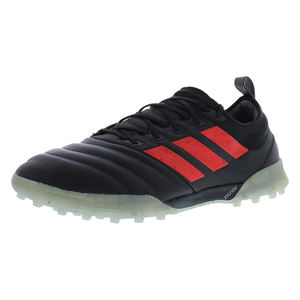 Zapatos Deportivos para Hombre Copa 19.1 Turf, Modelo MSS-F35510, Talla 6.5, Color Negro/Rojo Intenso/Plateado Metálico - Product Image 1