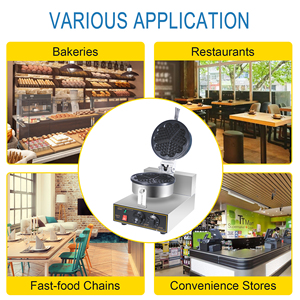 Macchina Elettrica Industriale <span class=keywords><strong>per</strong></span> <span class=keywords><strong>Waffle</strong></span> a Forma di Cuore Antiaderente con Timer, Vendita all'Ingrosso - Product Image 3