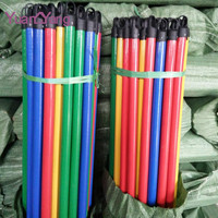 Sapu plastik Pembersih Lembut untuk rumah tangga harga rendah dengan tongkat logam/kayu