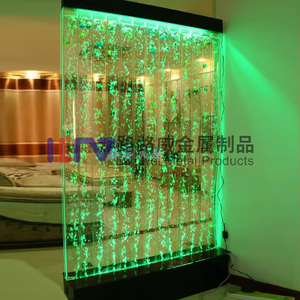Led acrílico agua burbuja fuente pared restaurante decoración interior - Product Image 5