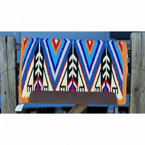 Vente en gros de tapis de selle anglais, couverture, laine de Nouvelle-Zélande, feutre rempli de fourrure doublé de qualité extrême occidentale multicolore - Product Image 1