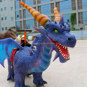 Animales Eléctricos para Niños, Montables, con Batería, Dragón Realista que Camina, Animatrónico - Product Image 4