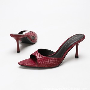 Sandales d'été de luxe pour femmes à talons aiguilles, motif poisson, collection « Designer on Feet & in love », à bout ouvert, talon de 6-8 cm - Product Image 5