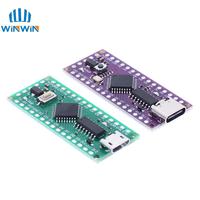 LGT8F328P-LQFP32 MiniEVB Micro USB Kompatibel dengan ATMEGA328 Nano V3.0 CH340C SOP16 Papan Pengembangan OEM
