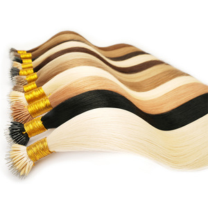 Bán buôn Cao Cấp ĐÔI rút ra Nano tip phần mở rộng tóc Trinh Nữ lớp biểu bì Remy tóc con người Pre ngoại quan Brazil tóc 1 gói - Product Image 2