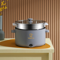 Cuisinière électrique multifonctionnelle pour la maison, cuiseur à riz électrique, marmite électrique, revêtement antiadhésif, multicuiseur