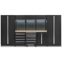 Solution de rangement d'outils professionnelle : armoire à outils roulante avec établi pour atelier automobile, prise en charge OBM/OEM