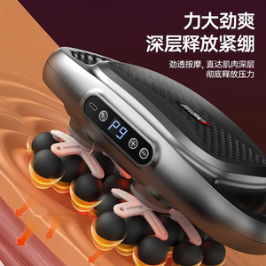 Professional High Frequency <b>Vibration</b> <b>Massage</b> Gun Rechargeable 22 Heads Brushless Motor 12 Speed Levels For Lower <b>Back</b> Waist - Product Image 1