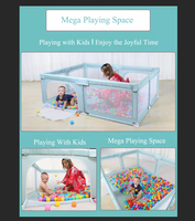 Clôture de terrain de jeu pour enfants d'intérieur-Parcs pour bébé conçus pour une utilisation en intérieur