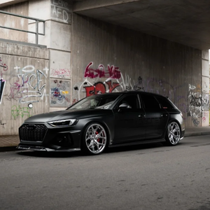 Jantes en alliage forgé LZT-587 personnalisées polies à 5 branches pour <span class=keywords><strong>Audi</strong></span> <span class=keywords><strong>RS4</strong></span> Avant 18-22 pouces, pièces de tuning pour jantes de voiture de rechange - Product Image 4