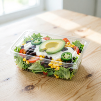 Conteneur d'emballage alimentaire pour gâteaux aux fruits frais écologiques personnalisés, boîte en plastique transparente en blister PET