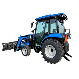 รถแทรกเตอร์ตักหน้า HIGH PERFORMANCE LS MT235HE สำหรับเครื่องยนต์ 35 แรงม้า ขับเคลื่อน 4 ล้อ ขนาด 66 นิ้ว พร้อมบุ้งกี๋แบบ Quick Attach 3 สปีด ล้อสีน้ำเงิน สำหรับใช้งานในฟาร์ม - Product Image 1