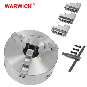 K11 6 "3 челюсти Самоцентрирующиеся ручной патрон для токарного станка - Product Image 1