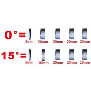 Guidon Aero Full Carbon Fiber TT HB089 pour cadre de <span class=keywords><strong>triathlon</strong></span> contre la montre, 420 mm avec extension de guidon à 51 degrés - Product Image 5