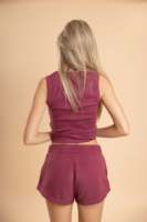 Tank Top Wanita All Weather Basic Sederhana Polos Kasual untuk Sehari-hari
