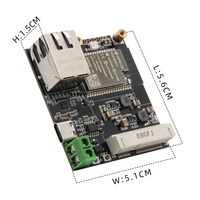 TTGO T-internet-COM Papan Wifi ESP32, untuk T-PCIE Modul IOT Ethernet dengan Slot Kartu TF SIM Konektor Tipe C
