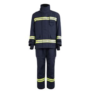 Combinaison de pompier personnalisable en direct d'usine, 20 styles, certifiée 3C, en coton, protection incendie - Product Image 1