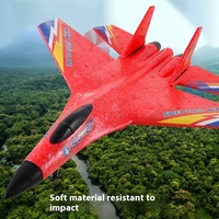 Avion télécommandé HW28 RC Glider Model Plane 2.4G, avion de chasse télécommandé, jouet pour enfants, cadeau, SU-27, mousse EPP, avion télécommandé