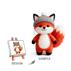 Tùy Chỉnh Thú Nhồi Bông Sang Trọng Fox Đồ Chơi Dễ Thương Nhẹ Nhàng Plushie Đồ Chơi Trọng Thú Nhồi Bông Đồ Chơi - Product Image 1